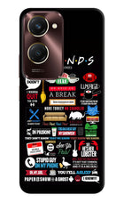 FRIENDS Vivo Y28e 5G Hard Case Back Cover by Casekaro