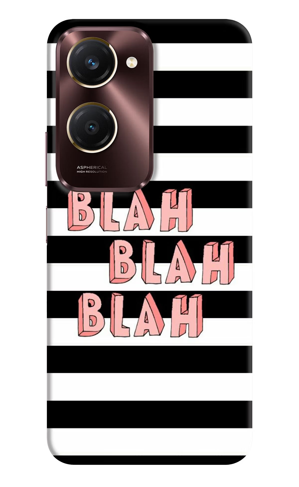 Blah Blah Blah Vivo Y28e 5G Back Cover
