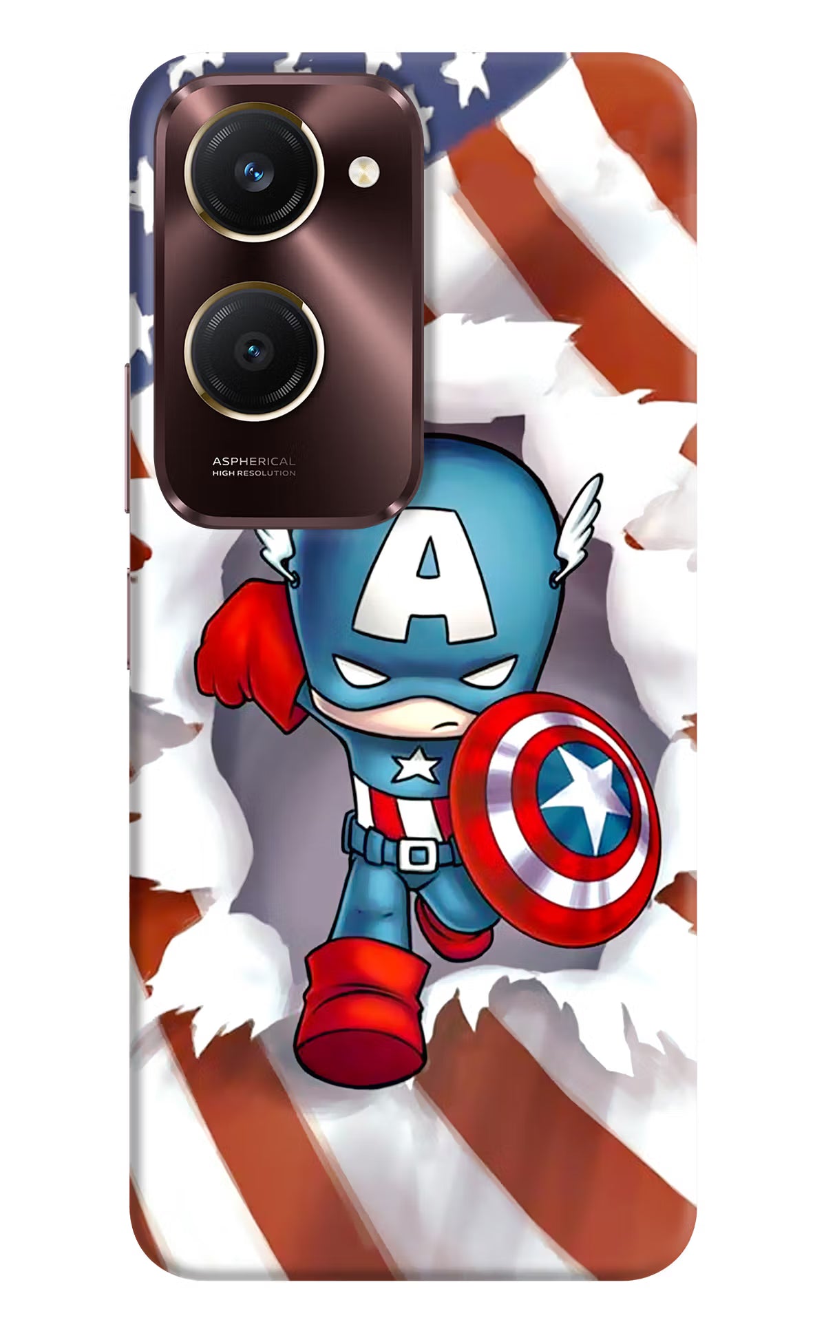 Captain America Vivo Y28e 5G Back Cover
