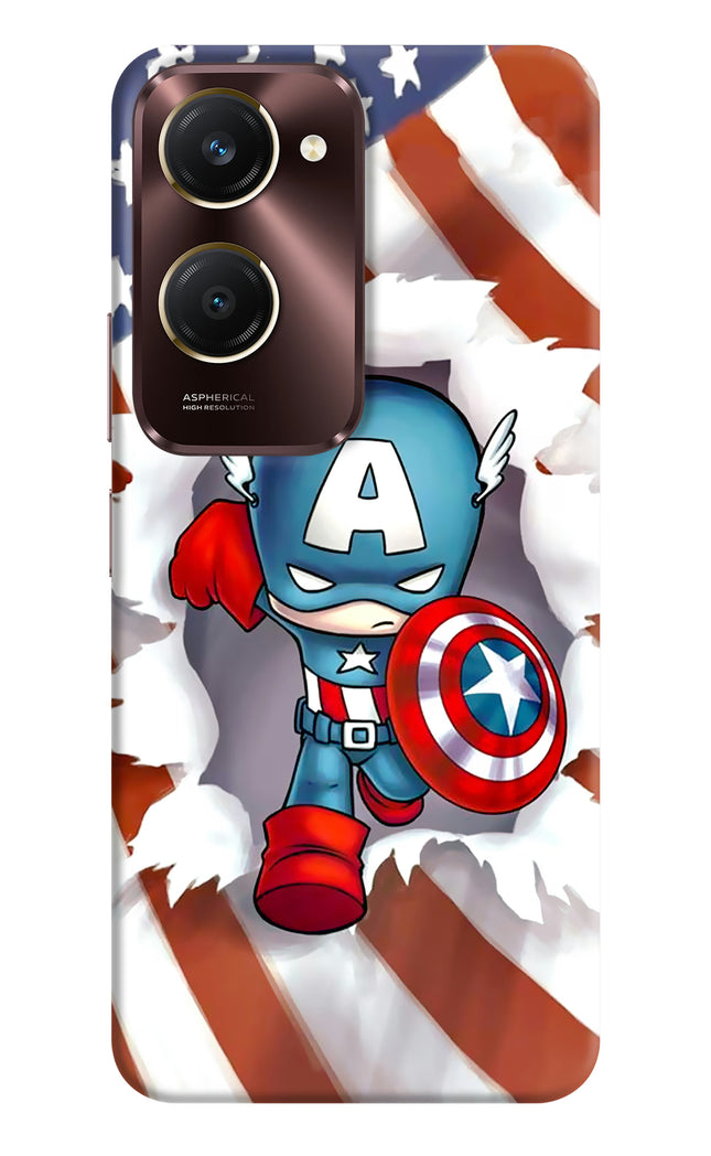 Captain America Vivo Y28e 5G Hard Case Back Cover by Casekaro