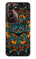 Angry Owl Art Vivo Y28e 5G Hard Case Back Cover by Casekaro