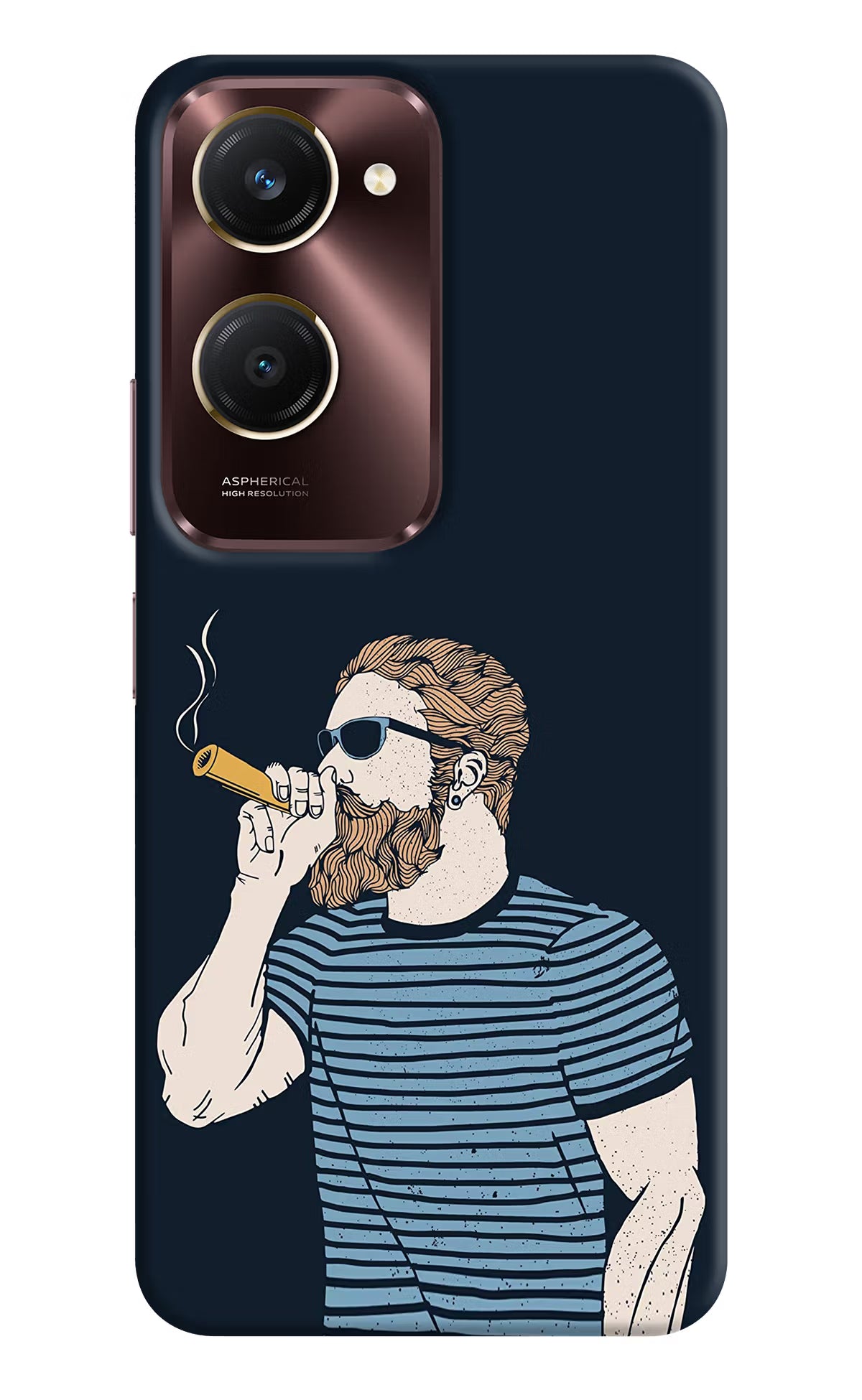 Smoking Vivo Y28e 5G Back Cover