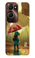 Rainy Day Vivo Y28e 5G Hard Case Back Cover by Casekaro