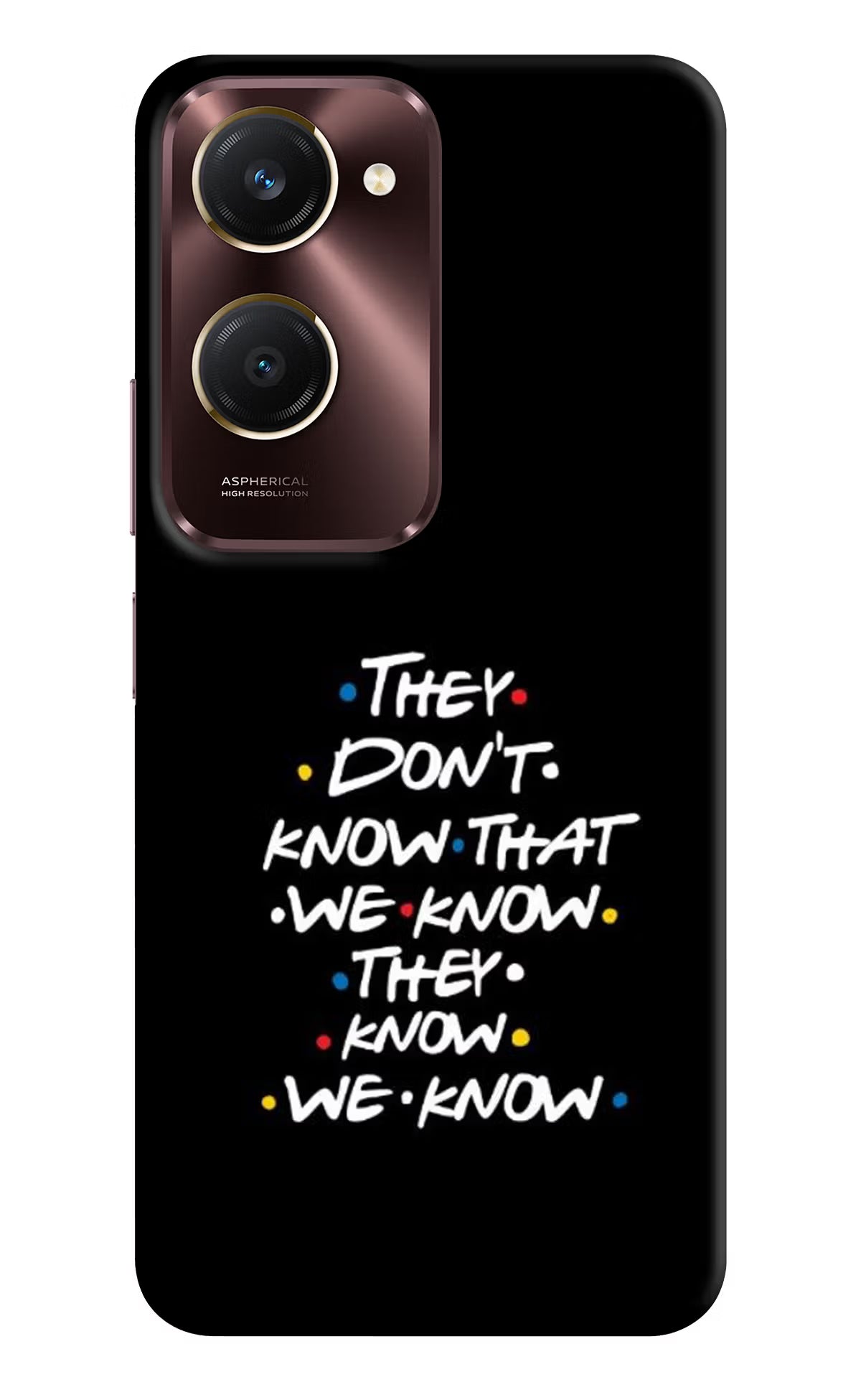 FRIENDS Dialogue Vivo Y28e 5G Back Cover