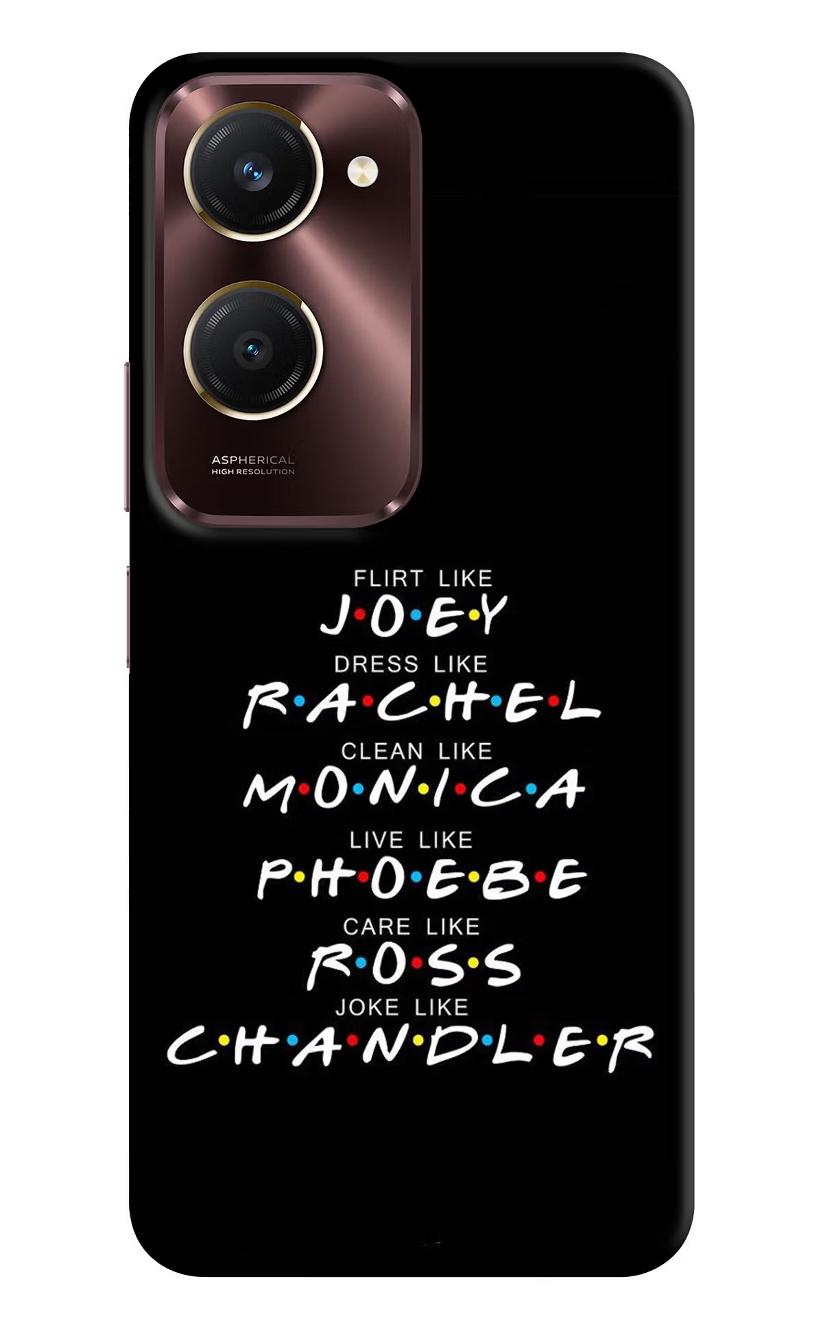 FRIENDS Character Vivo Y28e 5G Back Cover