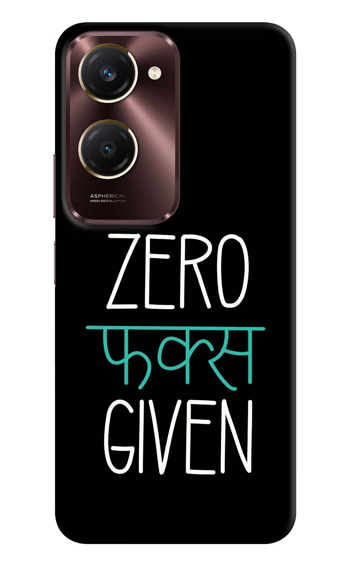 Zero Fucks Given Vivo Y28e 5G Back Cover