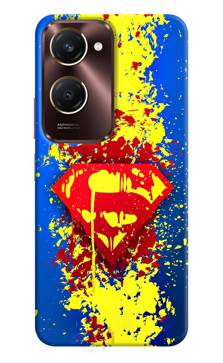 Superman logo Vivo Y28e 5G Back Cover, Hard case