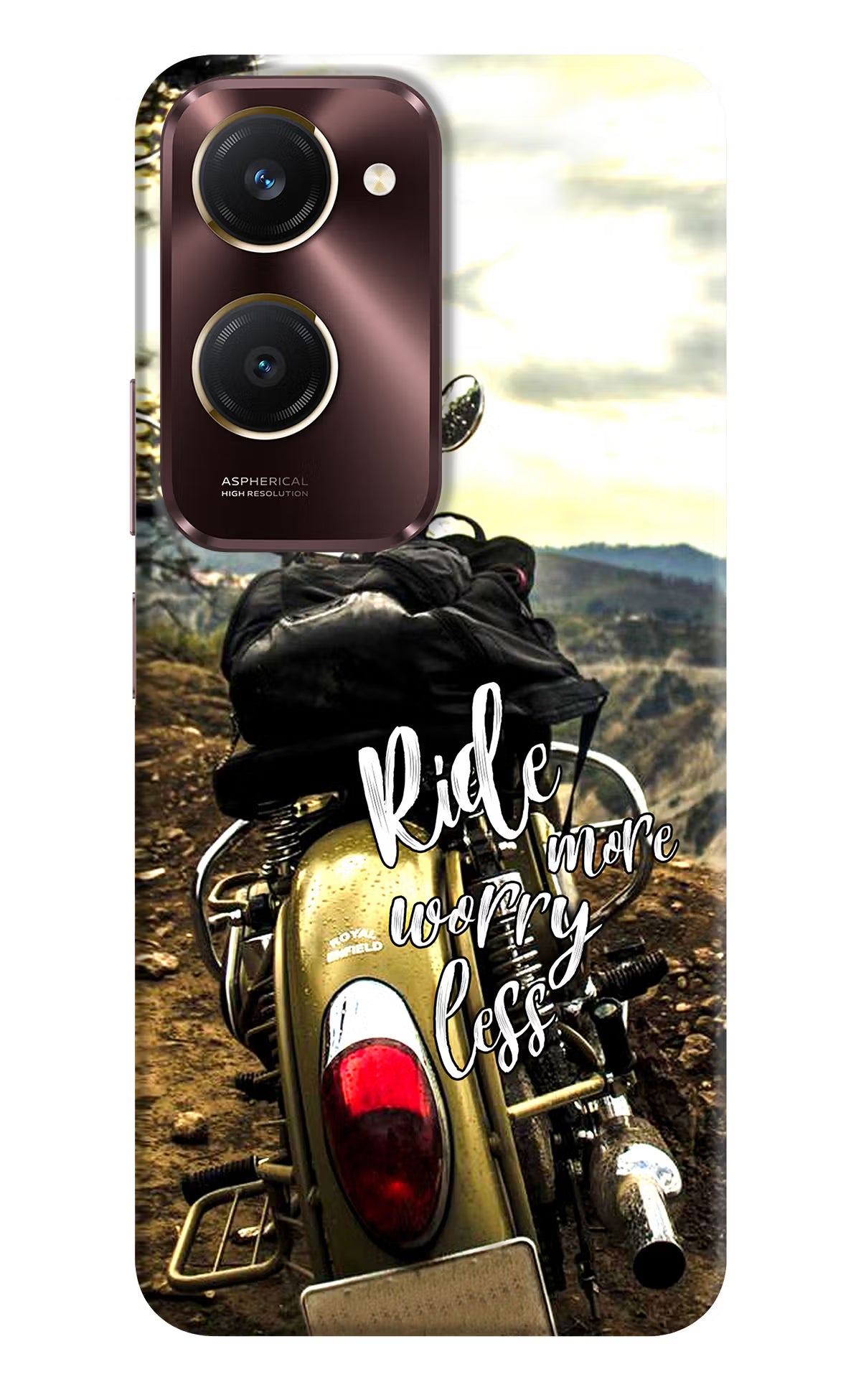 Ride More Worry Less Vivo Y28e 5G Back Cover