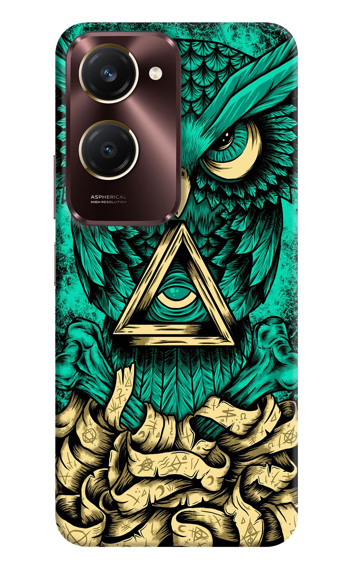 Green Owl Vivo Y28e 5G Back Cover