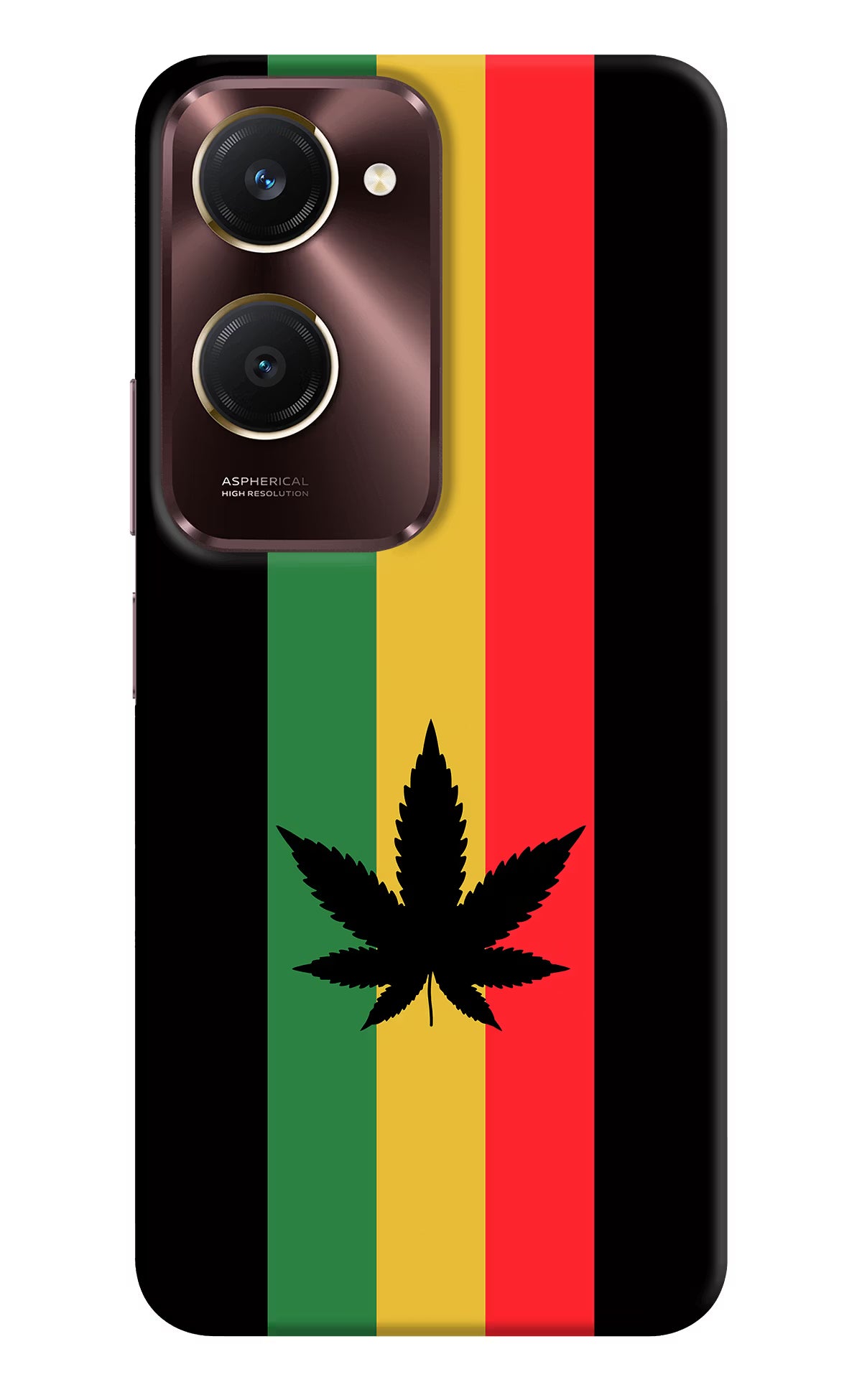 Weed Flag Vivo Y28e 5G Back Cover
