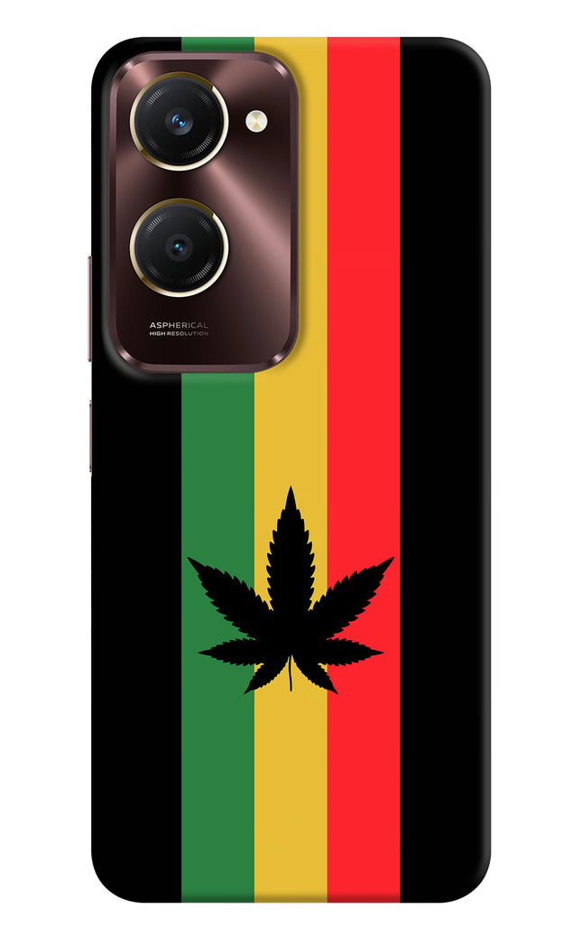 Weed Flag Vivo Y28e 5G Hard Case Back Cover by Casekaro