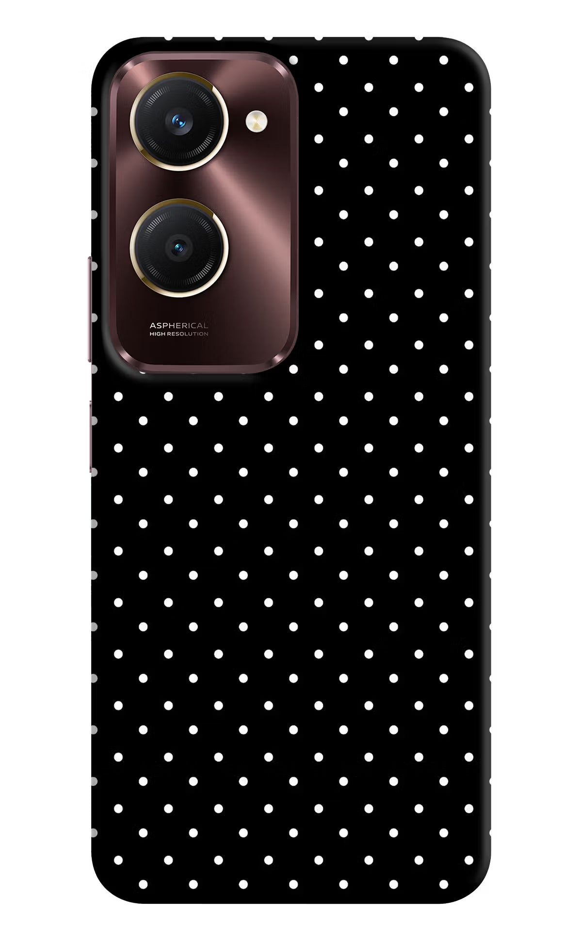 White Dots Vivo Y28e 5G Back Cover