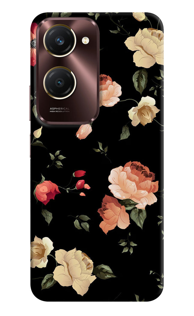 Flowers Vivo Y28e 5G Hard Case Back Cover by Casekaro