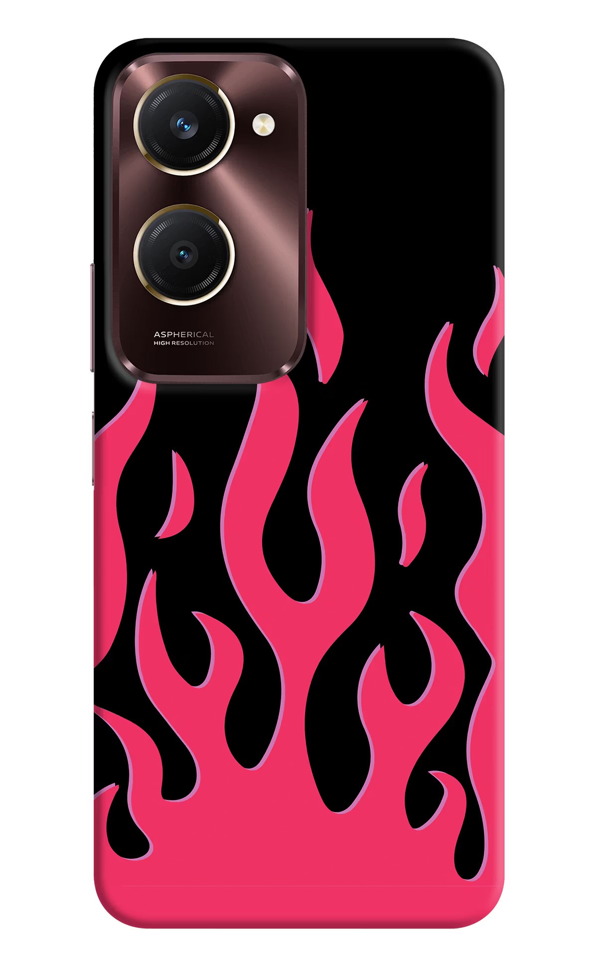 Fire Flames Vivo Y28e 5G Back Cover