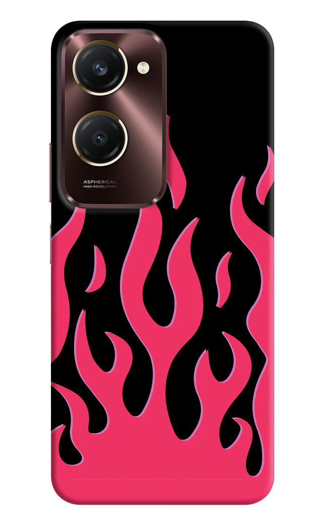 Fire Flames Vivo Y28e 5G Hard Case Back Cover by Casekaro