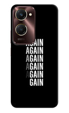 Again Again Gain Vivo Y28e 5G Hard Case Back Cover by Casekaro
