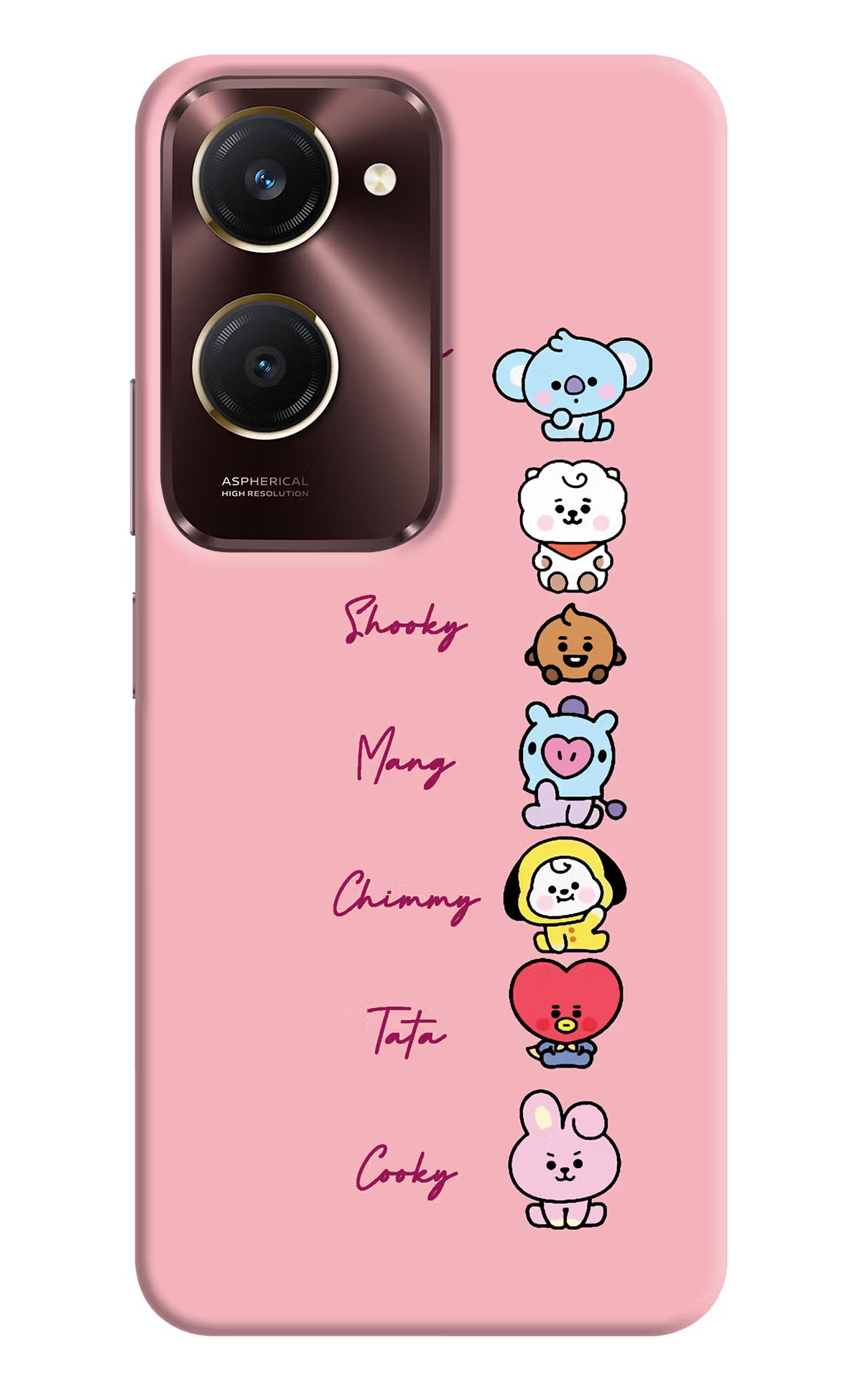 BTS names Vivo Y28e 5G Back Cover