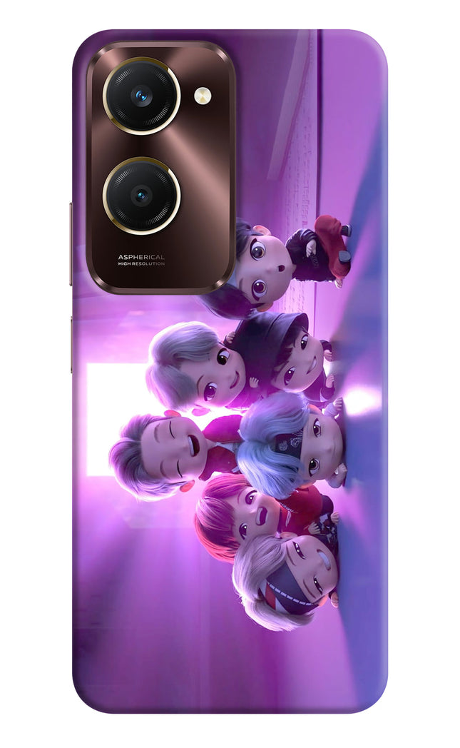 BTS Chibi Vivo Y28e 5G Hard Case Back Cover by Casekaro