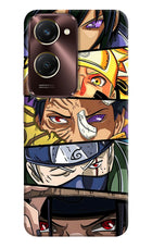 Naruto Character Vivo Y28e 5G Hard Case Back Cover by Casekaro