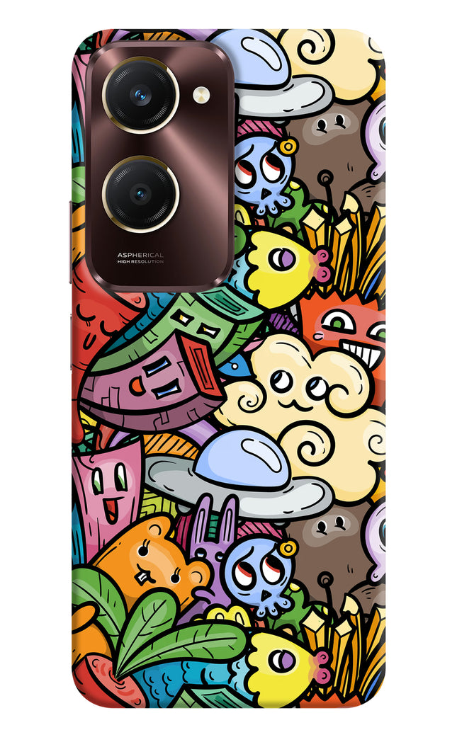 Veggie Doodle Vivo Y28e 5G Hard Case Back Cover by Casekaro