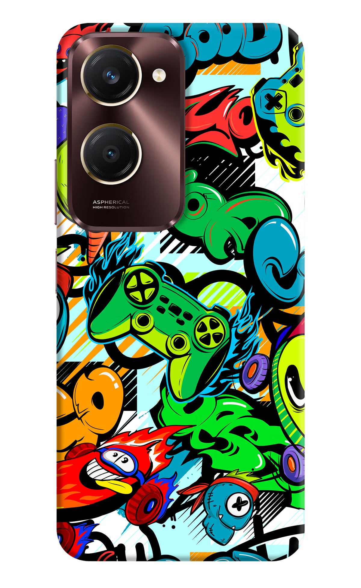 Game Doodle Vivo Y28e 5G Back Cover