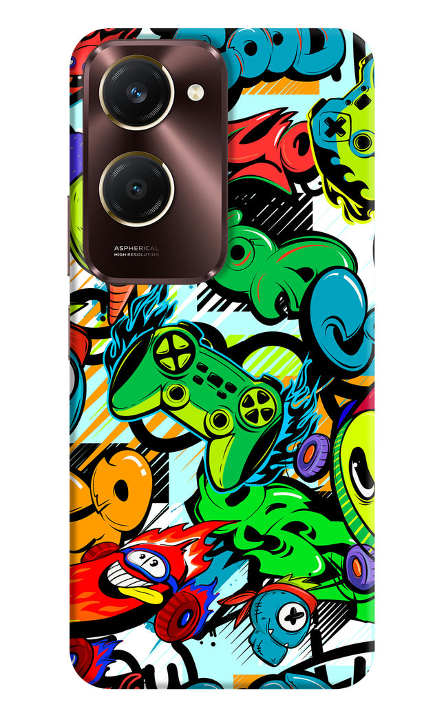 Game Doodle Vivo Y28e 5G Hard Case Back Cover by Casekaro