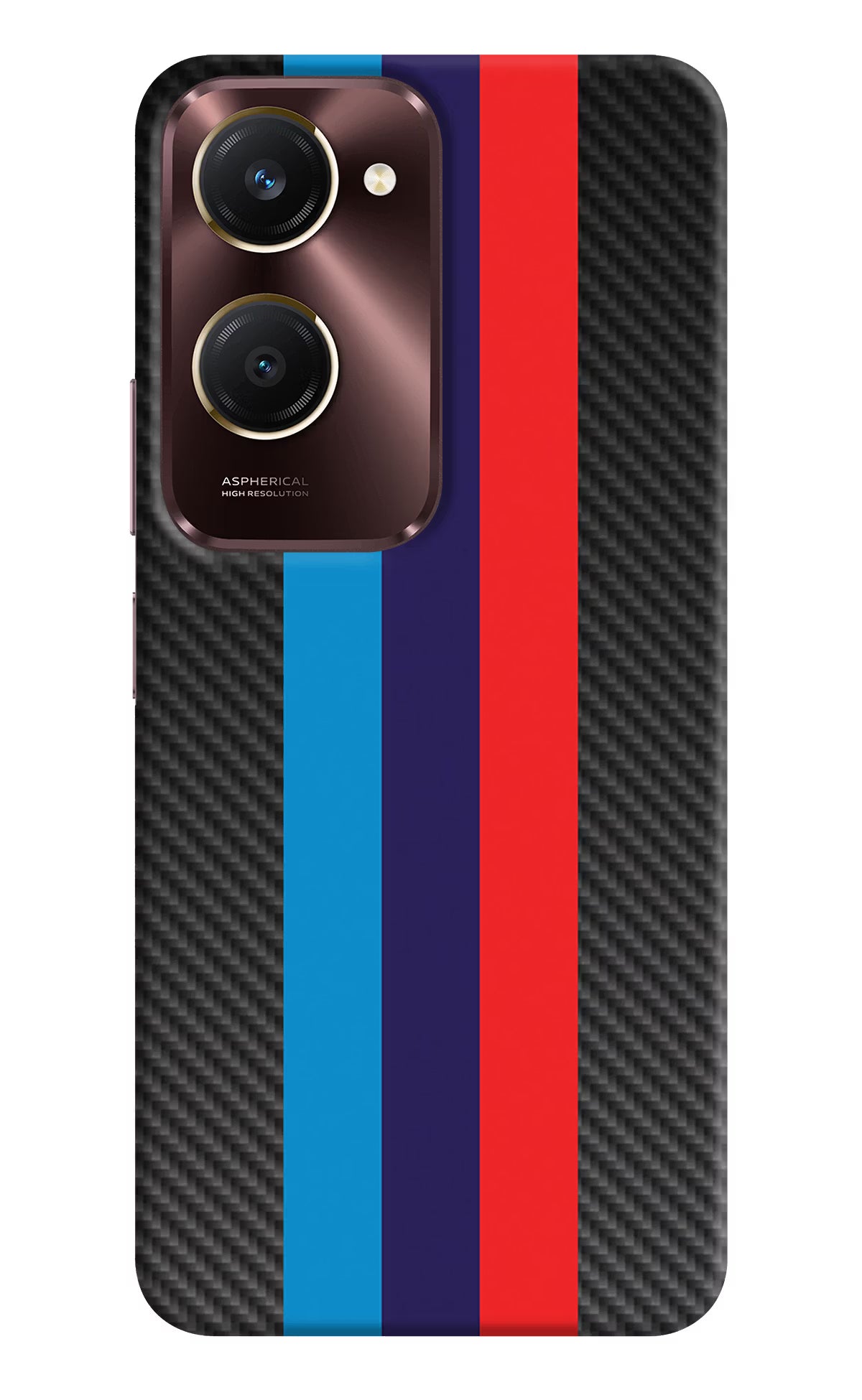 BMW Stripes Pattern Vivo Y28e 5G Back Cover