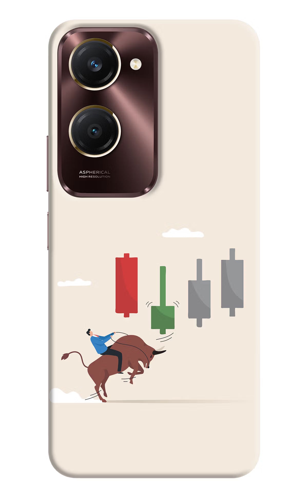 Bull Trading Momentum Vivo Y28e 5G Back Cover