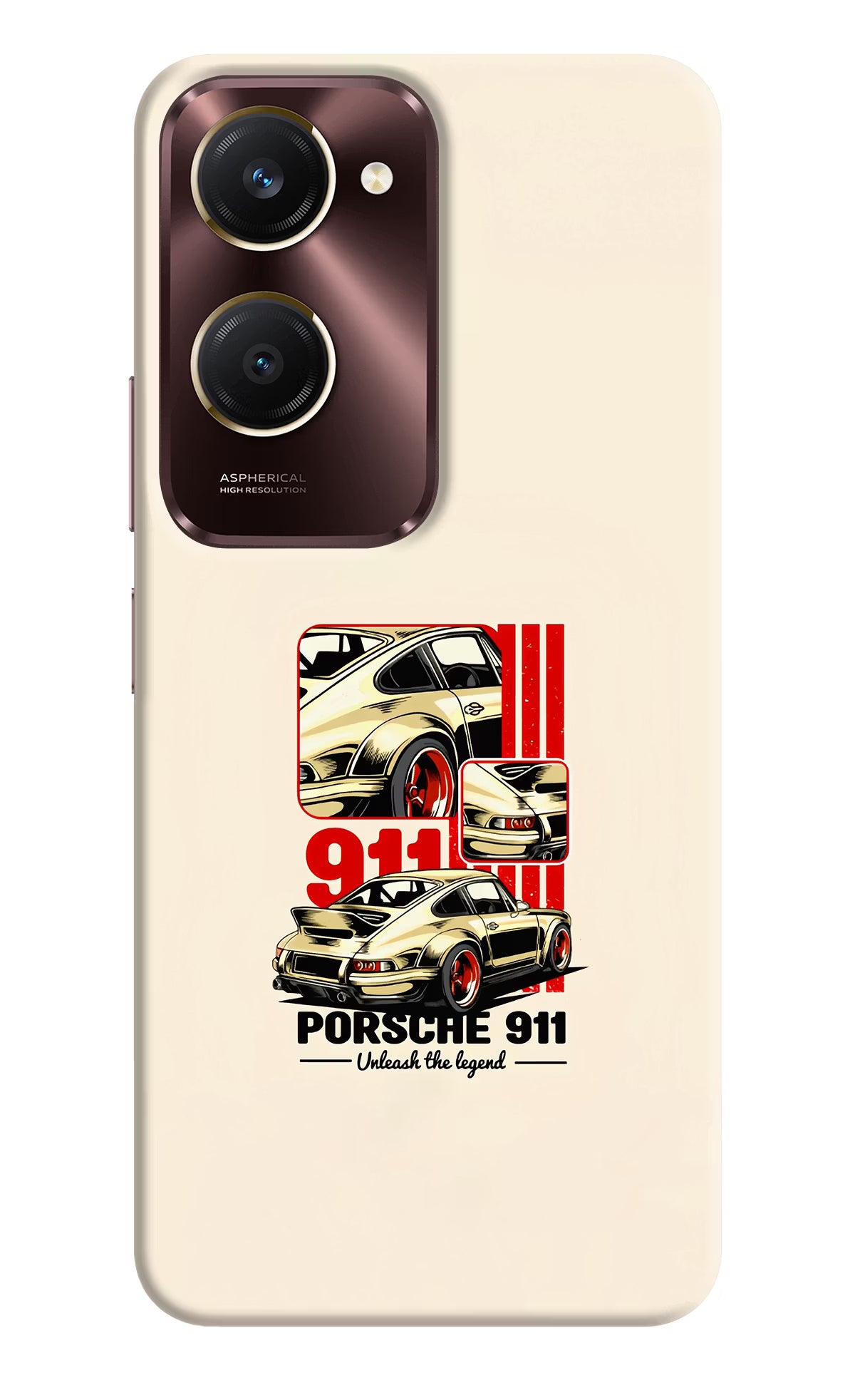 Classic Porsche 911 Vivo Y28e 5G Back Cover