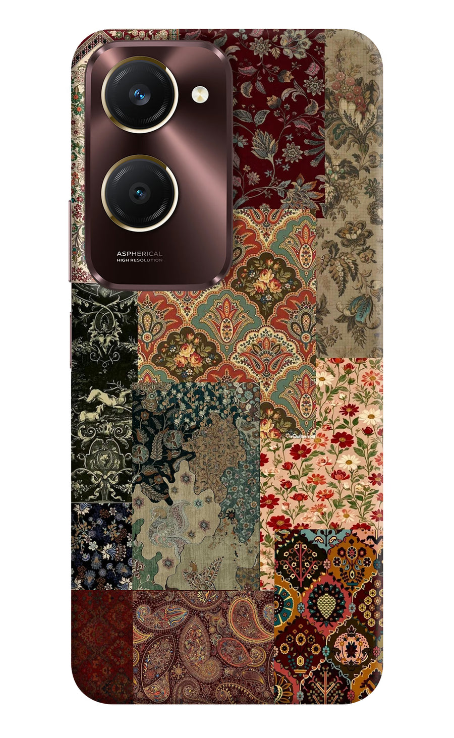 Desi Print Vivo Y28e 5G Back Cover, Hard case