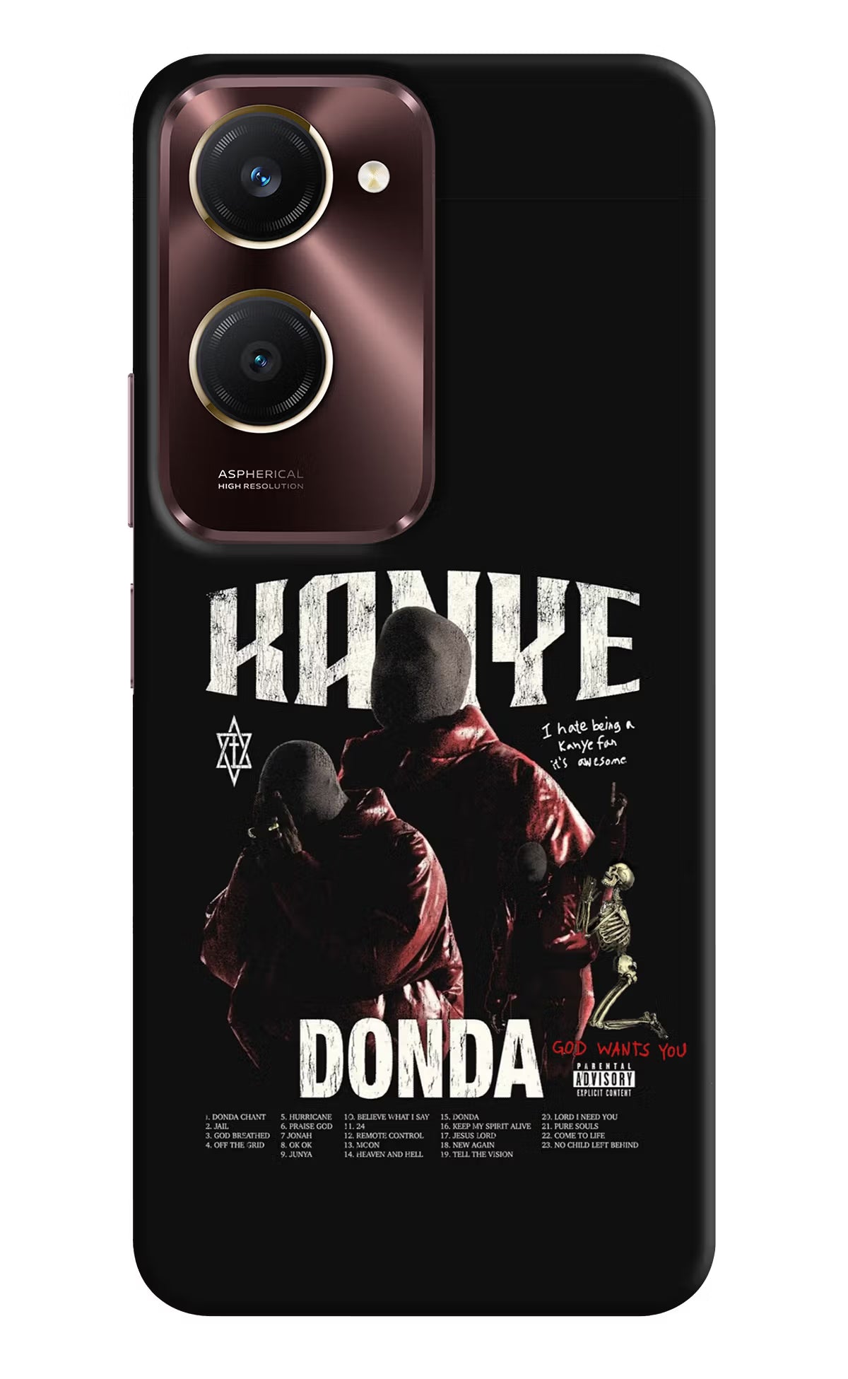 Donda Kanye West Vivo Y28e 5G Back Cover