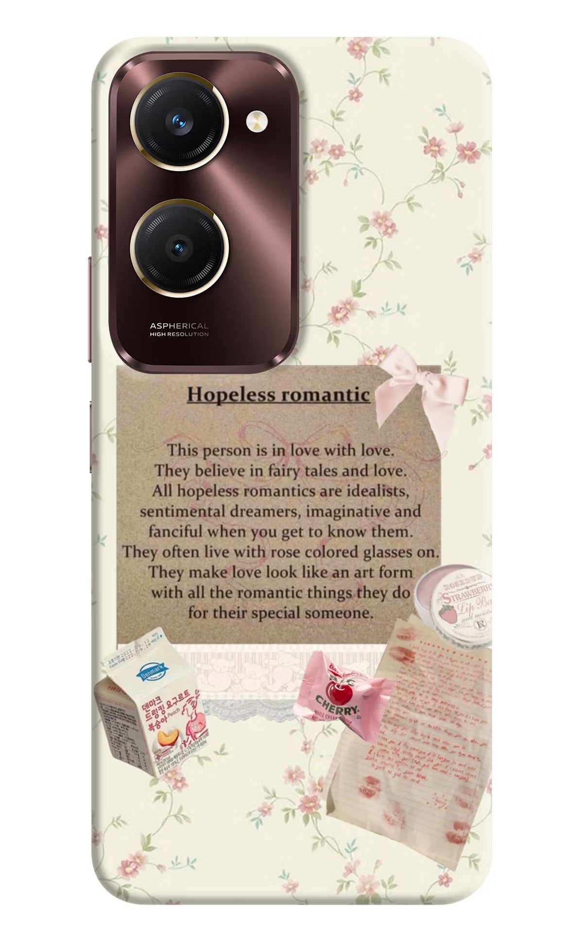 Hopeless Romantic Vivo Y28e 5G Back Cover