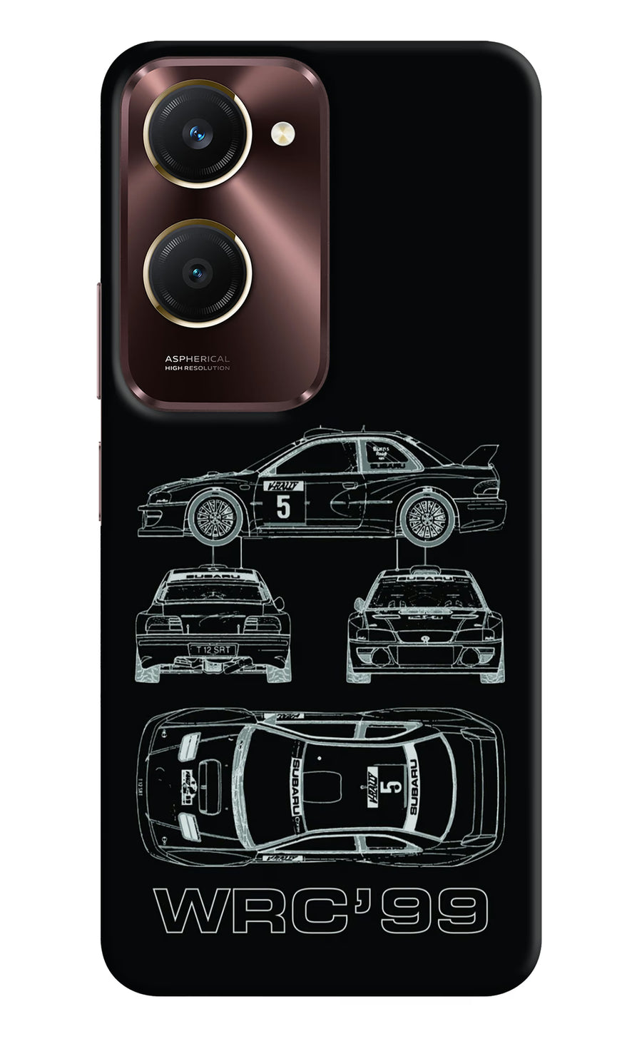 WRC'99 Vivo Y28e 5G Back Cover, Hard case