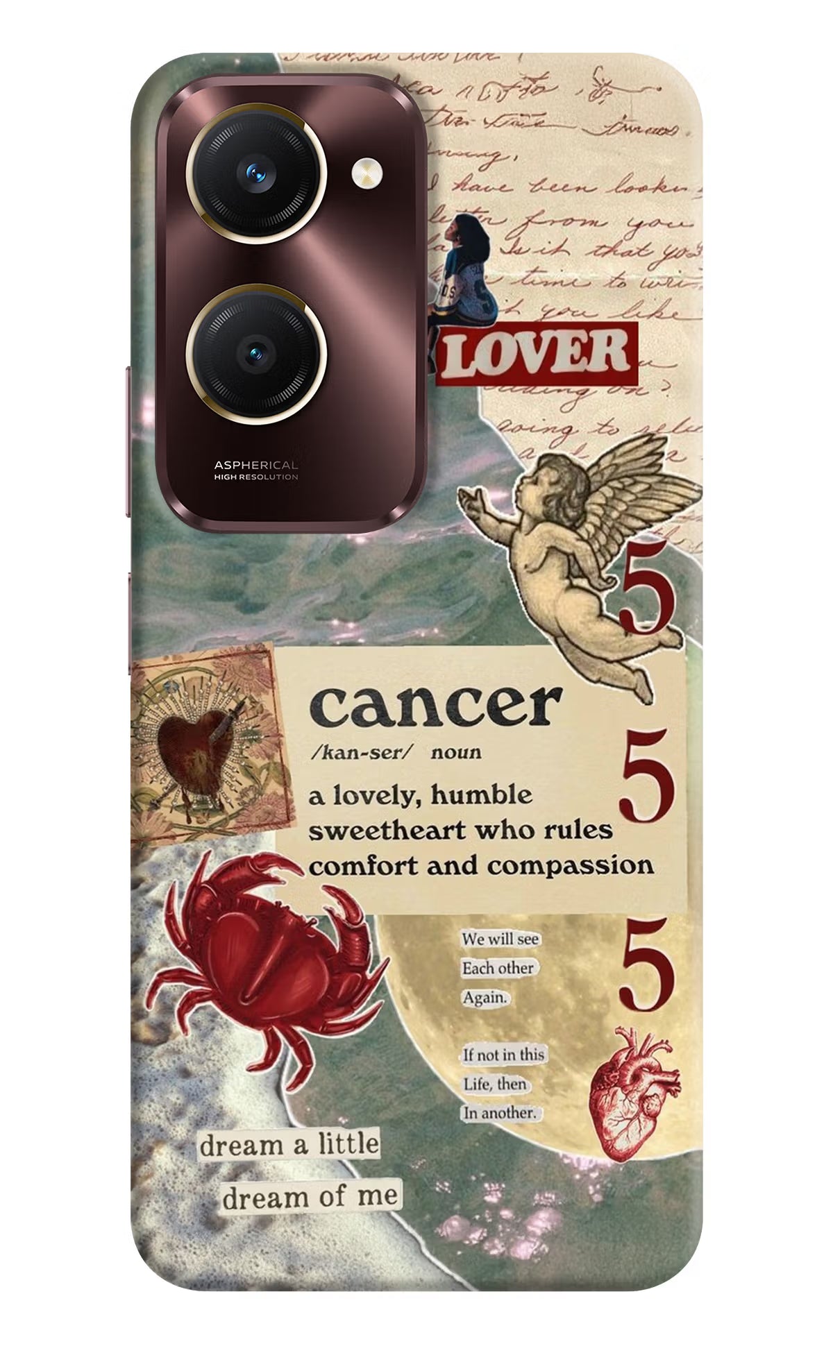 Cancer Zodiac Vivo Y28e 5G Back Cover