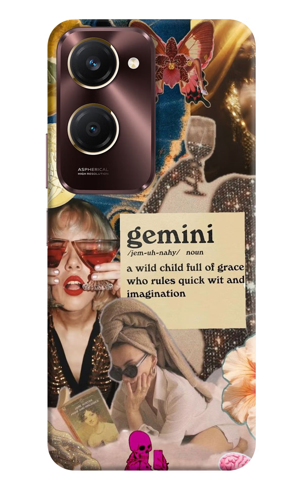 Gemini Zodiac Vivo Y28e 5G Back Cover