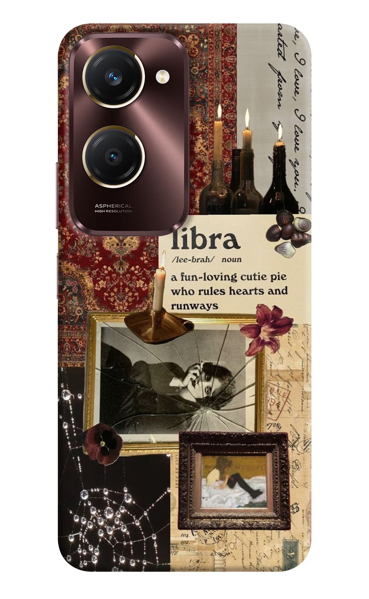Libra Zodiac Vivo Y28e 5G Back Cover
