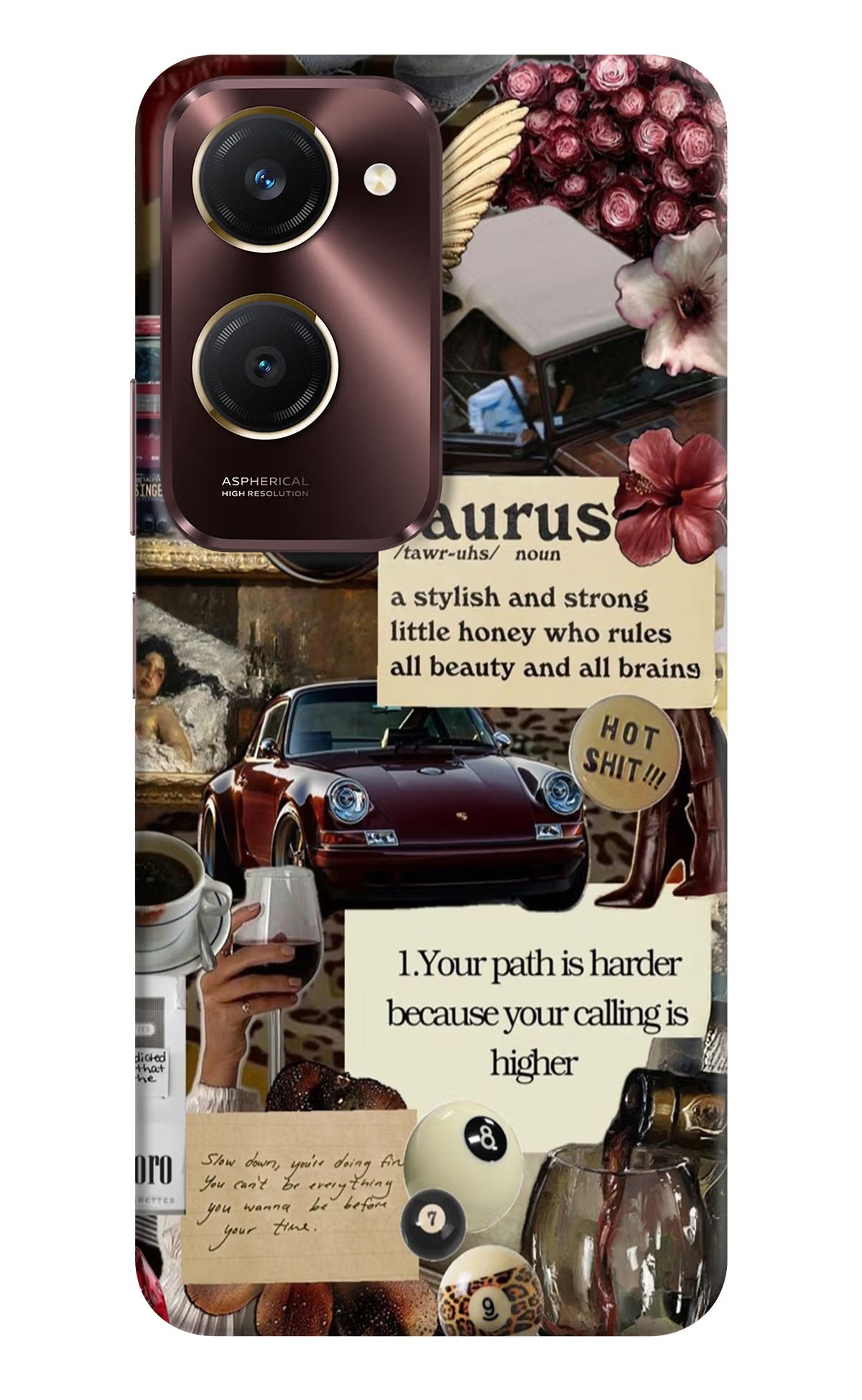 Taurus Zodiac Vivo Y28e 5G Back Cover