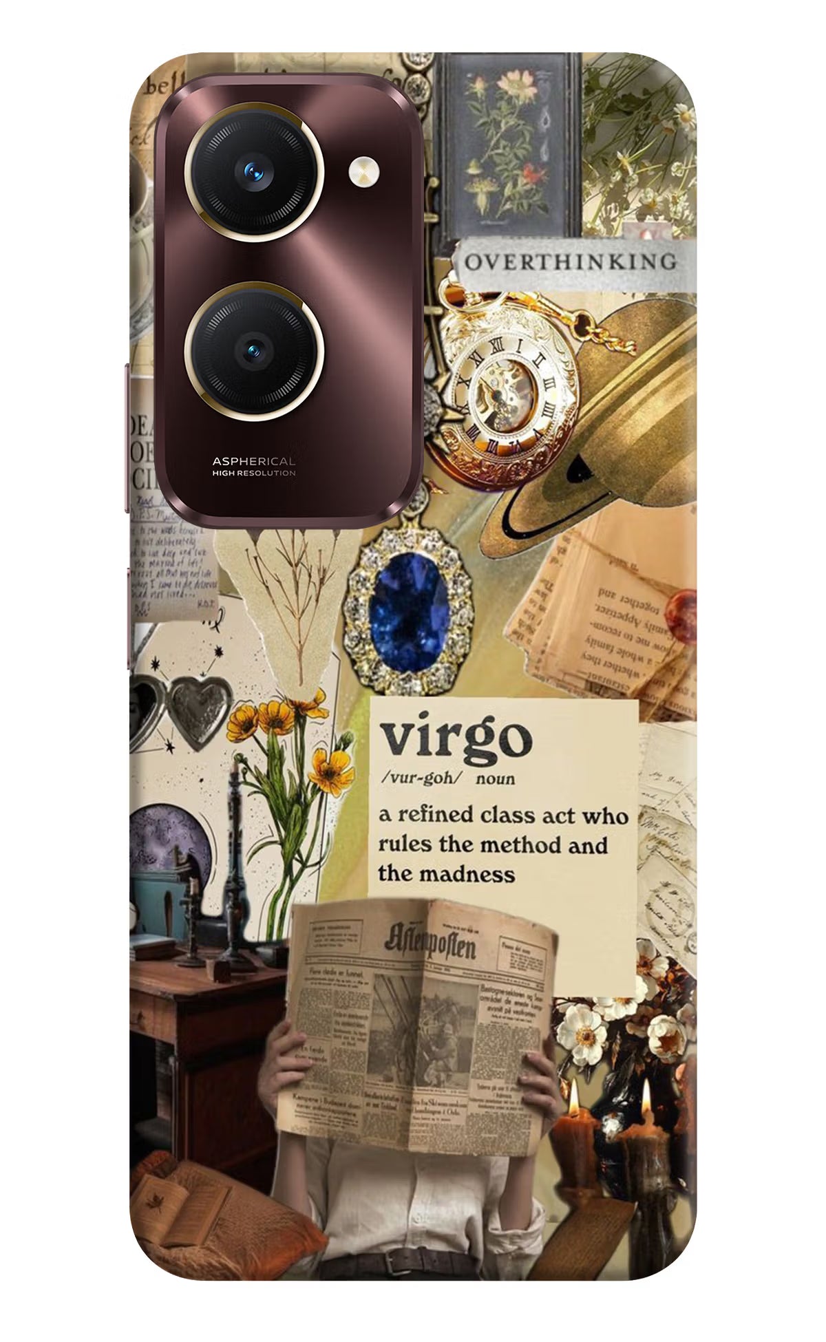 Virgo Zodiac Vivo Y28e 5G Back Cover