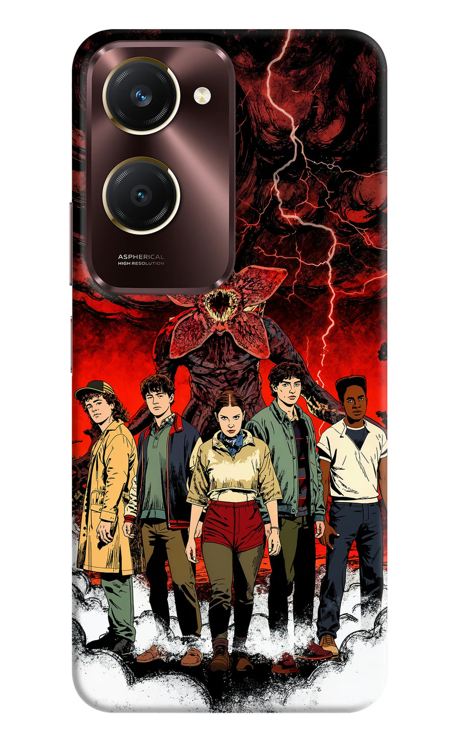 Ordinary Things Characters Vivo Y28e 5G Back Cover, Hard case