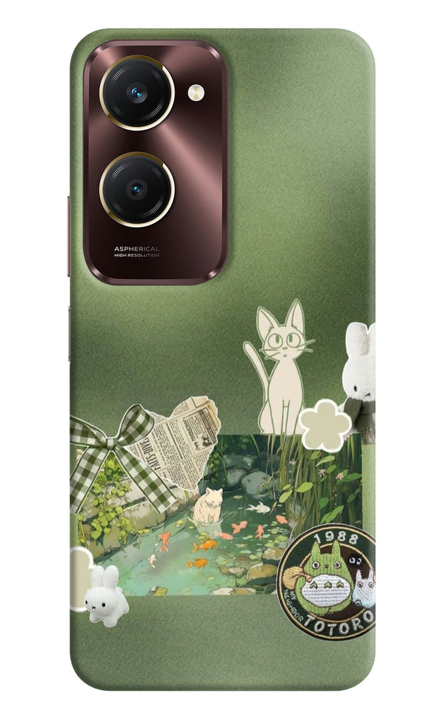 Aesthetic anime Vivo Y28e 5G Hard Case Back Cover by Casekaro