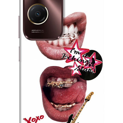 Rockstar Vivo Y28e 5G Hard Case Back Cover by Casekaro