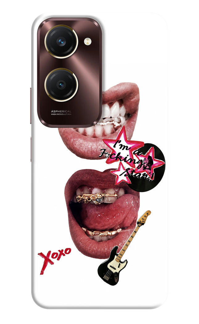 Rockstar Vivo Y28e 5G Hard Case Back Cover by Casekaro