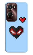 Peter Heart Vivo Y28e 5G Hard Case Back Cover by Casekaro