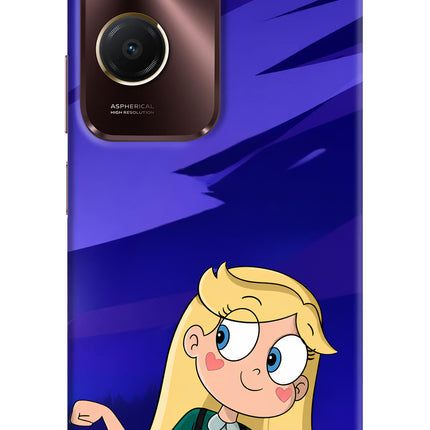 Star Glow Vivo Y28e 5G Hard Case Back Cover by Casekaro