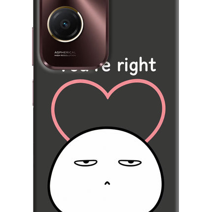 You're Right Vivo Y28e 5G Hard Case Back Cover by Casekaro