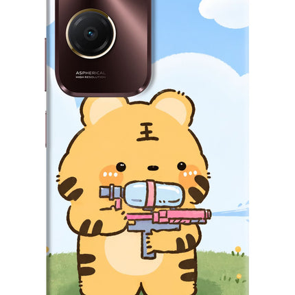 Tiger Treat Vivo Y28e 5G Hard Case Back Cover by Casekaro