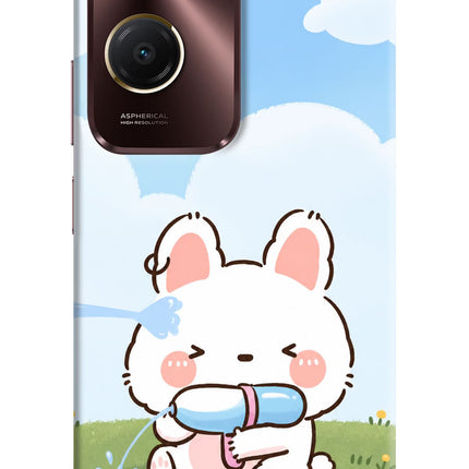 Bunny Treat Vivo Y28e 5G Hard Case Back Cover by Casekaro