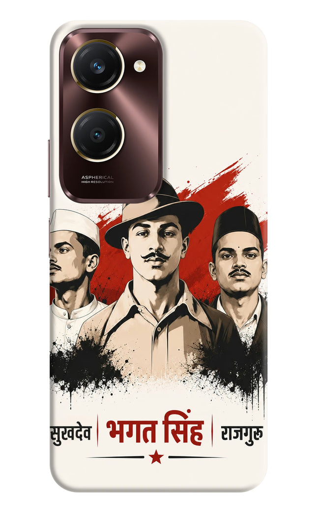 Bhagat Singh Trio Vivo Y28e 5G Hard Case Back Cover by Casekaro