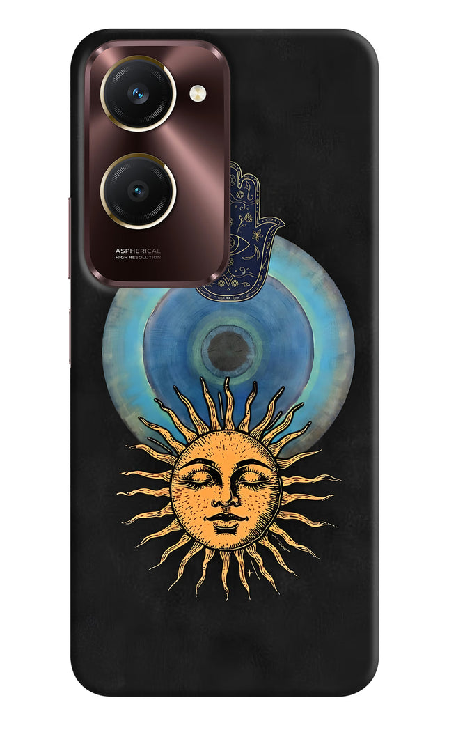 Divine Sun Vivo Y28e 5G Hard Case Back Cover by Casekaro
