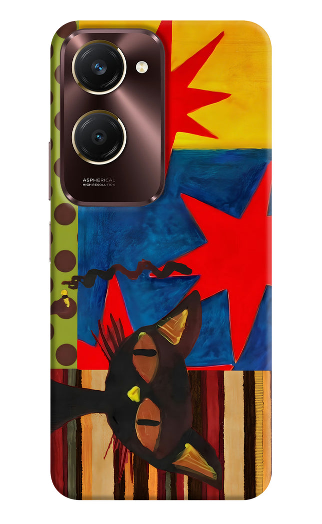 Pop Cat Vivo Y28e 5G Hard Case Back Cover by Casekaro